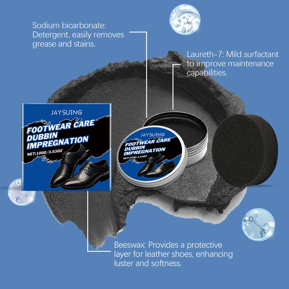 Jaysuing Household Maintenance Shine Renovation Shoe Polish Leather Care Wax S260130