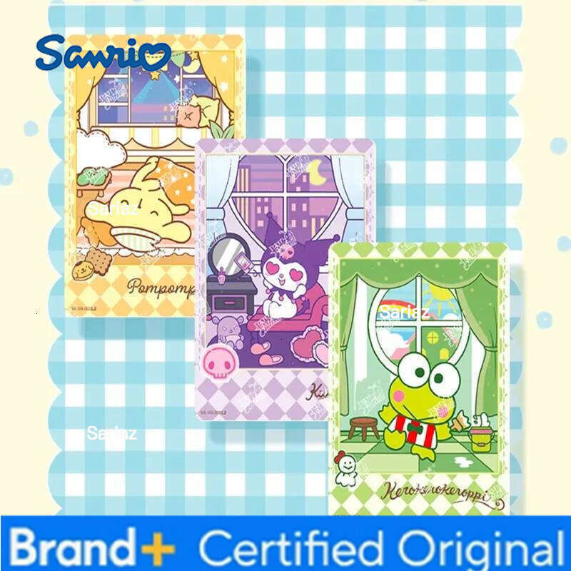 Sanrio Original KAYOU Family Series Collection Fantasy Dream Journey Hello Kitty Card Toy For Girl Gift H26013011