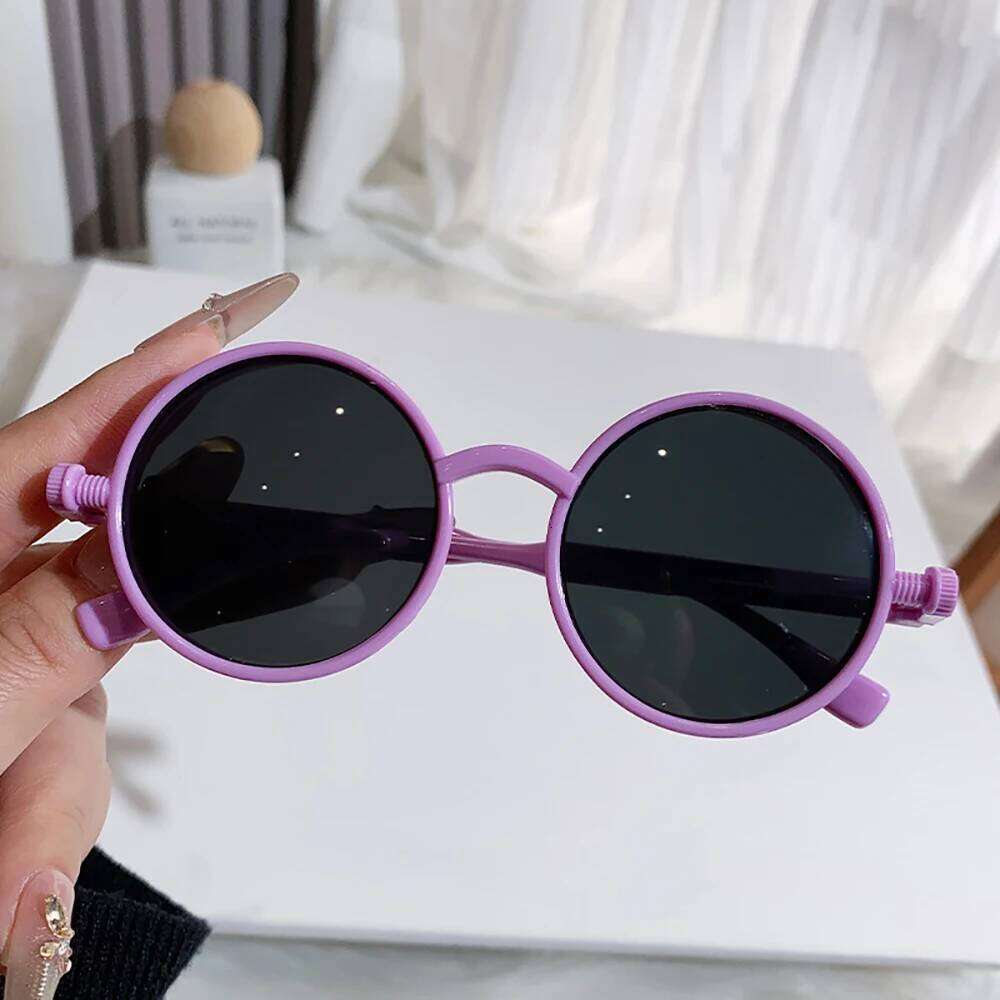 Baby Photography Eyewear Colorful 'S Round Lightweight Cute Fashion Sunglasses For Sun H260130