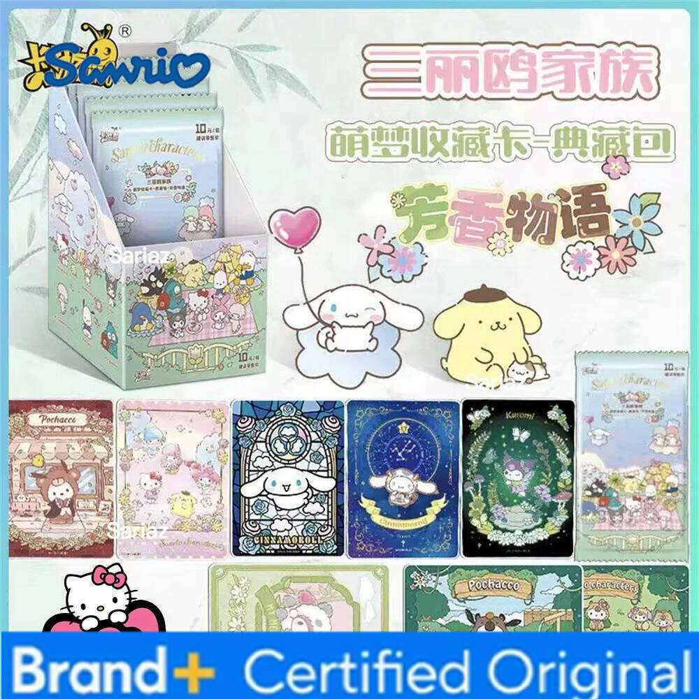 Sanrio KAYOU Characters Cute-Dream Collection Card Premium Pack Aromatic Tale Cartoon Toy GR SC AR TGR ST Cards Hello Kitty Gift H260130