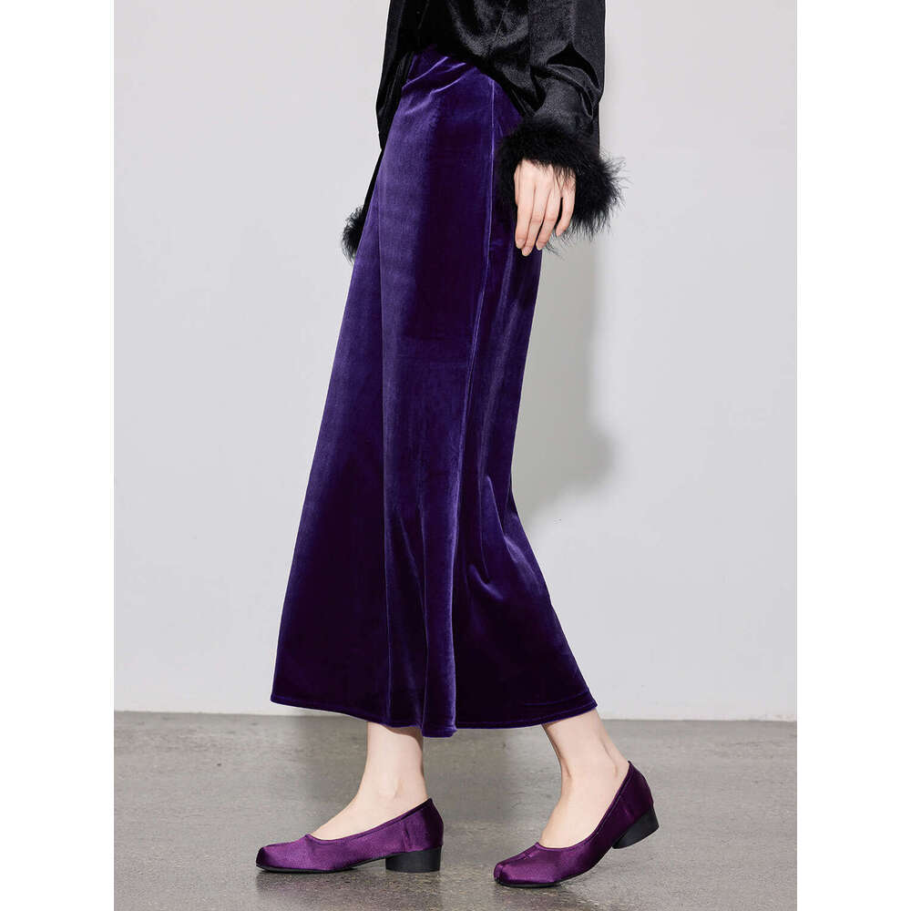 Zhihetang New Chinese Large Hem National Style Autumn High Waist Hip-Hugging Long Women Winter Half Skirt LEEGO LENS