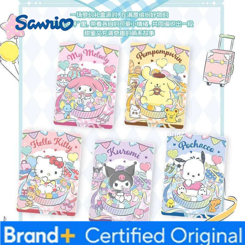Sanrio Official Genuine Series Polaroid Cute Kuromi Cinnamoroll Anime Collection Toy Card Holiday Gift Original Box H2601301