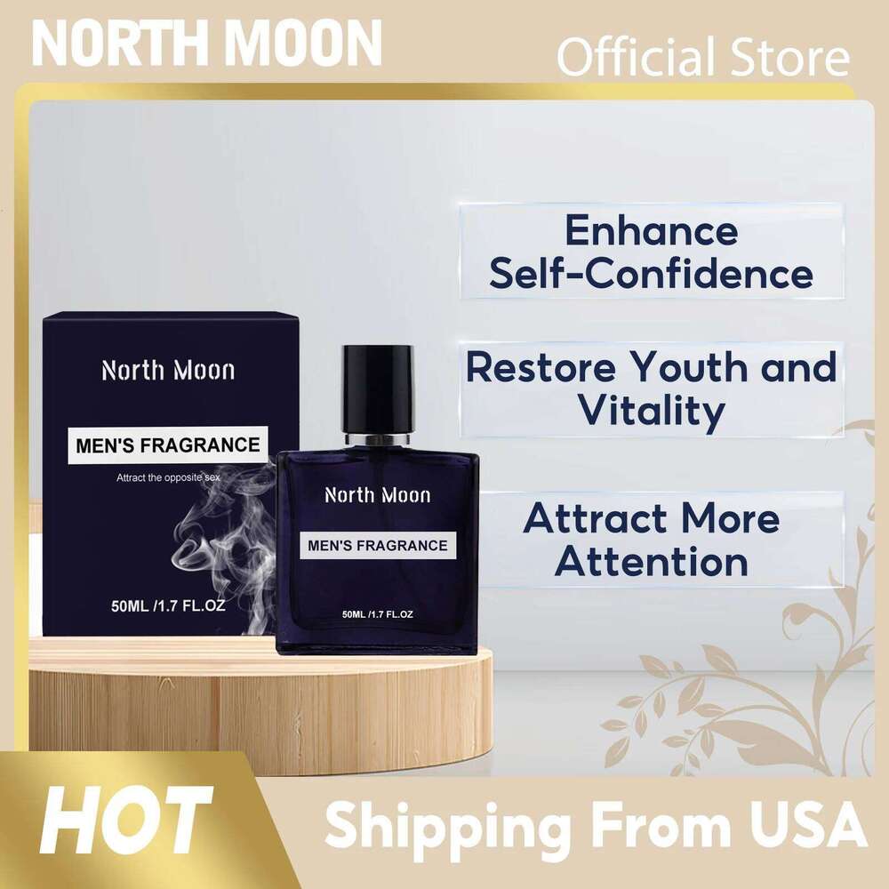 North Moon Men Glamour Perfume Plant Floral Scent Lasting Fresh Light Fragrance Dating Pheromone Body Deodorants Cologne Perfum H260130