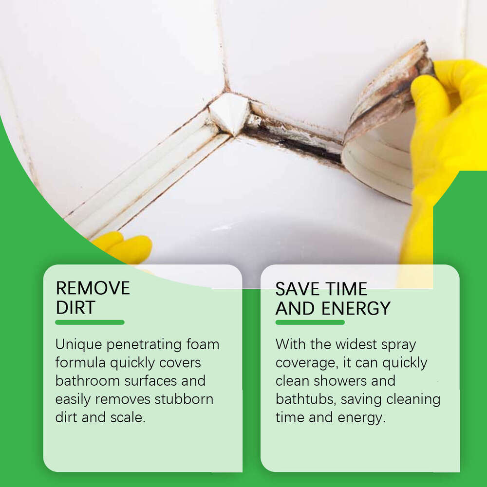 JAKEHOE Bathroom Cleaner Cleaning Bathtub Sink Toilet Tile Stain Removal Spray S260130