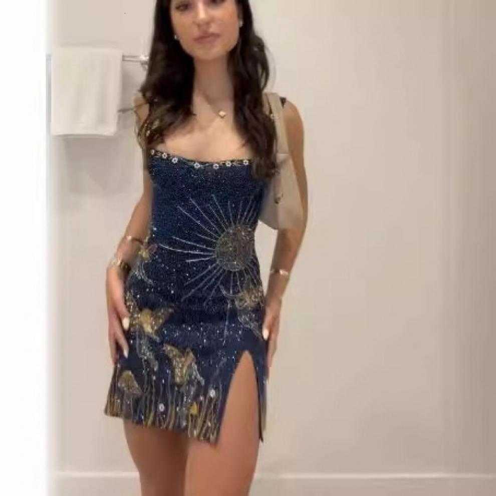 New long cross-border strap type 3D embroidered urban casual sun dress with strapsX240912