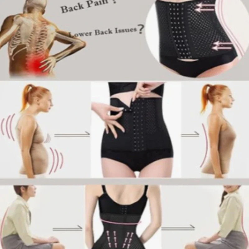 Womens Waist Support Belt - Adjustable Tummy Control n with Breathable Fabric Comfortable Compression for Daily Wear 260130