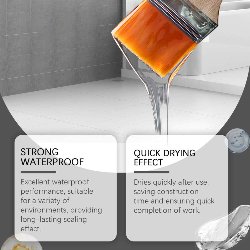 Jakehoe Transparent Glue Toilet Kitchen Waterproof Coating Exterior Wall Roof Leak Repair S260130