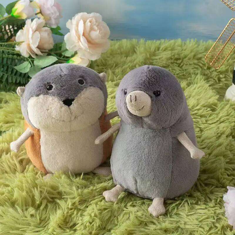 Latest Mole Tourist Mouse Stuffed Plush Toy Handmade Cartoon Anime Cute Children's Birthday Gift Fun Doll Y260128