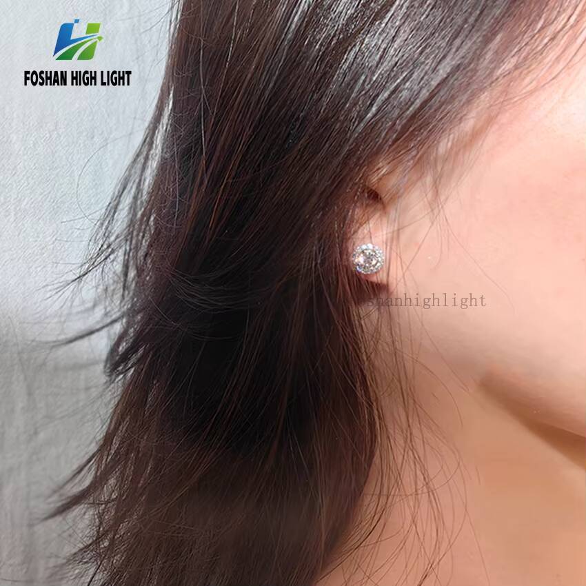 IGI Certified Lab Grown Diamond Halo Earrings Women Man Hot Selling Vs Lab Created Diamond Flower Earring Fine Jewelry