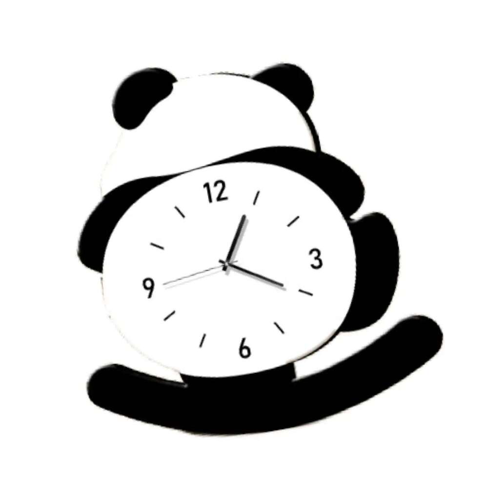 Desktop Clock Silent Festival Gift Easy to Read Tabletop Statue for Bedside Home Office Living Room Kitchen Housewarming Present W260130