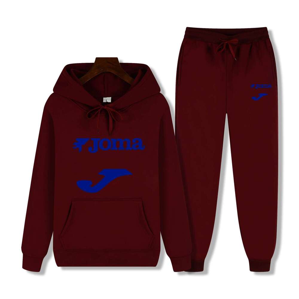 JOMA Autumn/Winter High-Quality Outdoor Multifunctional Daily Fitness Casual Men's Sweatshirt + Pants Two-Piece Set XJ260130