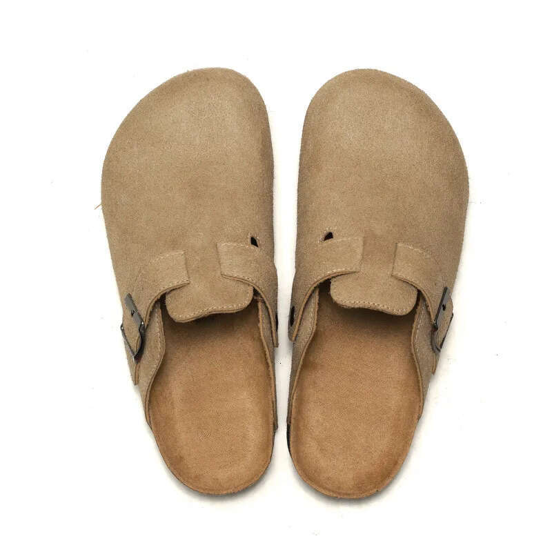 slides designer women Thick Soled Cork men sandals With Anti slides And Comfortable Cooldown For Outdoor Wear with shoes box