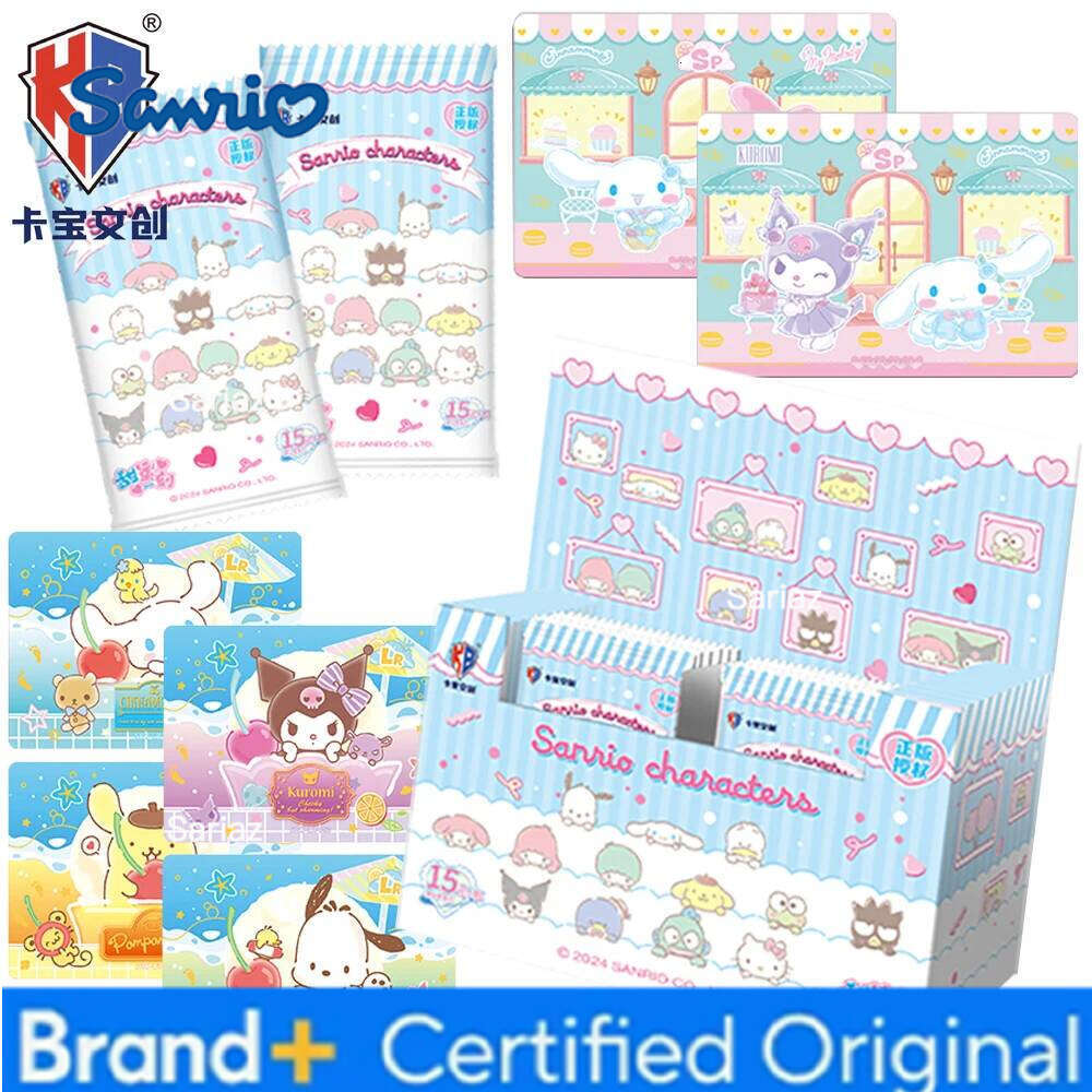 Sanrio New Genuine Kabao Exquisite Characters Cartoon Stars Cute Pompomurin Kuromi Limited Edition Crystal Card Surprise Gifts H260130