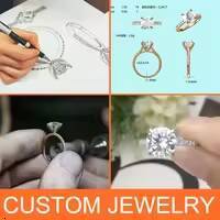 MSE-537 9K/10K/14K/18K White Gold Customized CVD HPHT Lab Diamond Jewelry Earrings