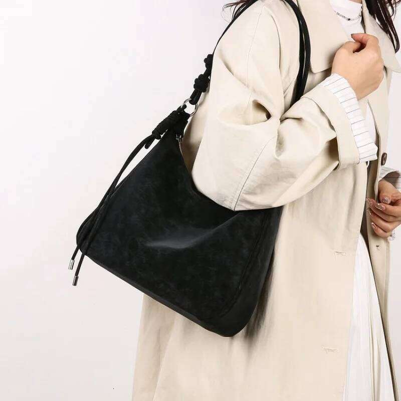 Modish Women's Handbag Made Of Nubuck Leather Boasting Casual Cyprus Trendy Spacious Soft Daily Look Z260130