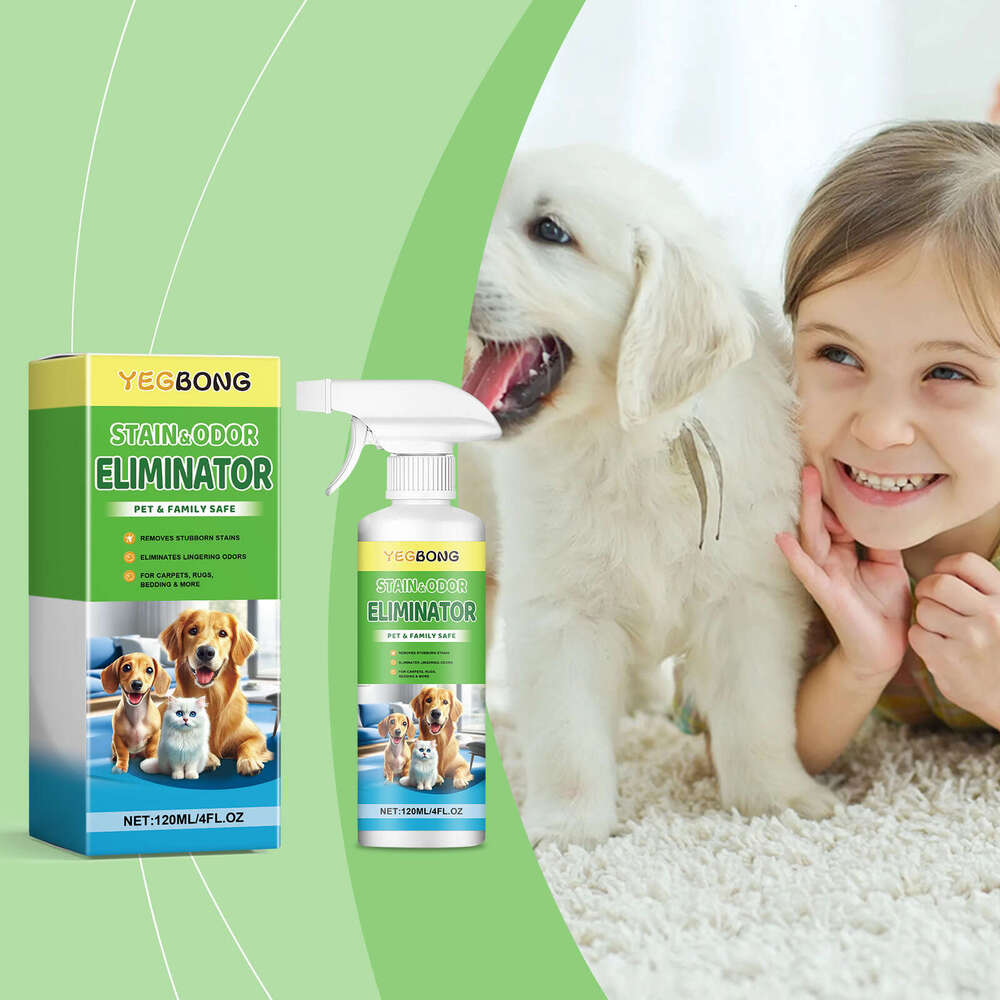 YEGBONG Stain Remover Cat Dog Stains Food Grease Pet Mucus Saliva Cleaner S260130