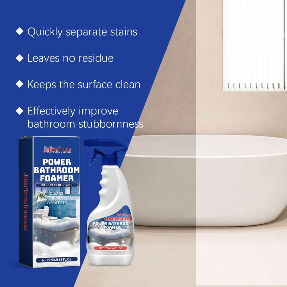 Jakehoe Spray Bathroom Bathtub Multi-functional Stain Dirt Removal Foam Cleaner S260130