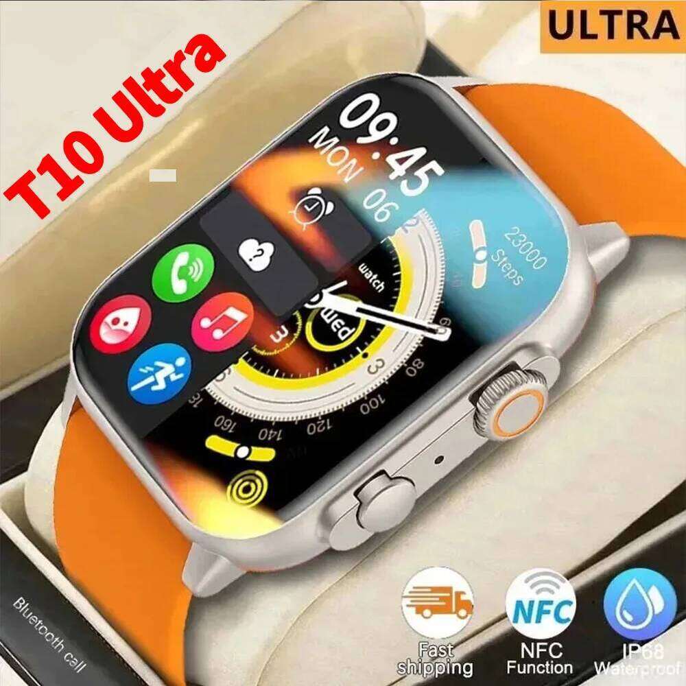 Smart T10 2 2025 Men 49mm Series 2.3 "AMOLED Screen NFC Compass Waterproof For Apple Watch IWO Ultra 8 Smartwatch Z260129