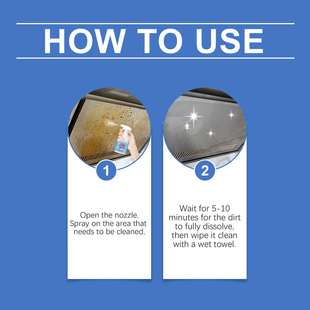 JAKEHOE Heavy Oil Stain Household Stove Kitchen Range Hood Degreaser Multi-Purpose Cleaner S260130