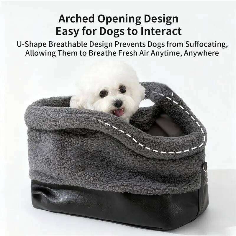 EFFICIENT Soft Waterproof Sling Pouch Puppies Dog Carrier With Safety Harness Buckle- Ideal For Small To Medium Breeds In 26H0130