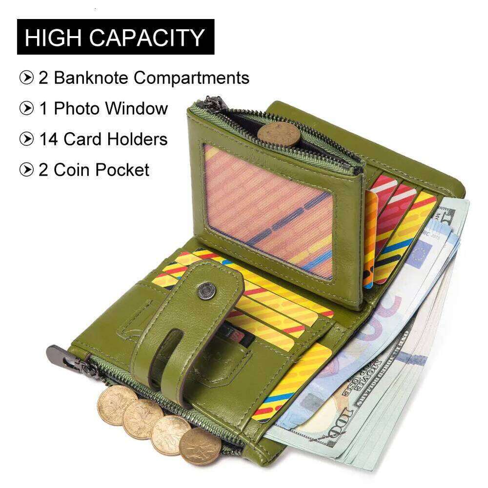 HUMERPAUL RFID Casual Wallets For Men Short Bifold Holder Case Photo High Quality Male Leather Purse Z260130