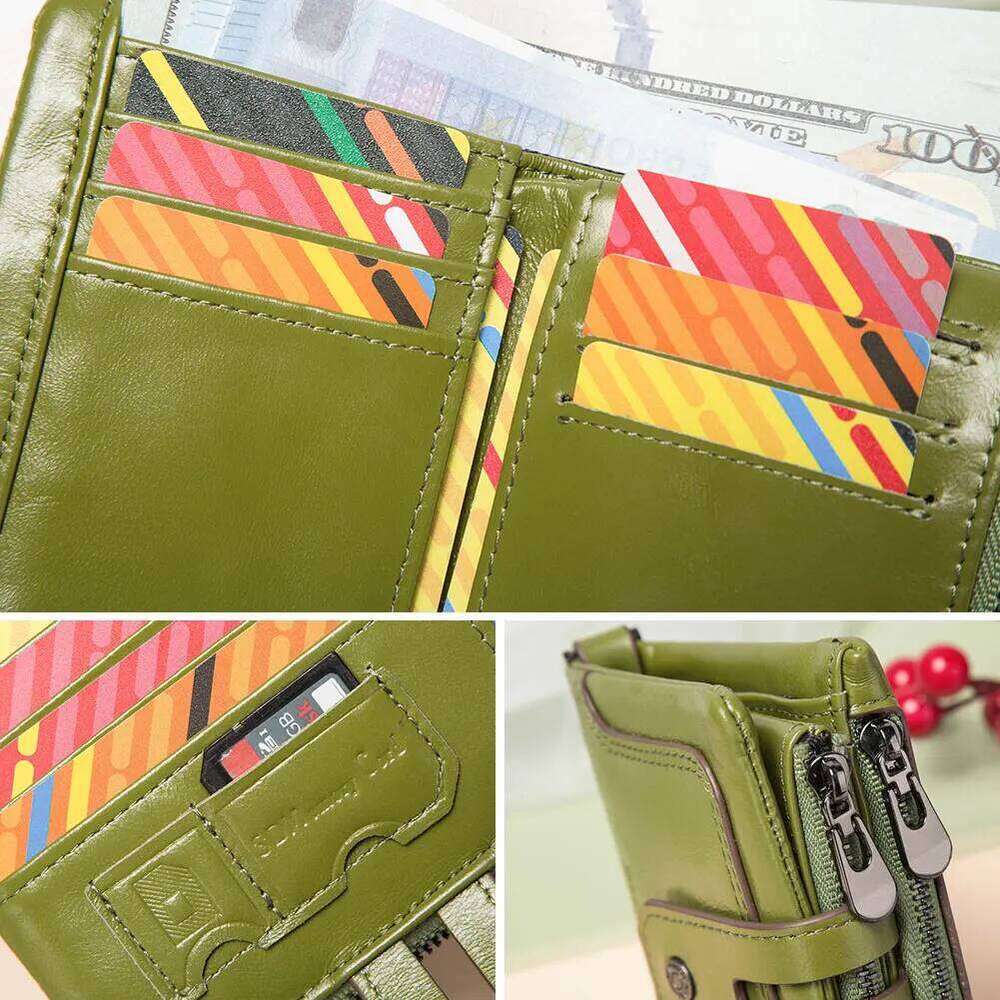 HUMERPAUL RFID Casual Wallets For Men Short Bifold Holder Case Photo High Quality Male Leather Purse Z260130