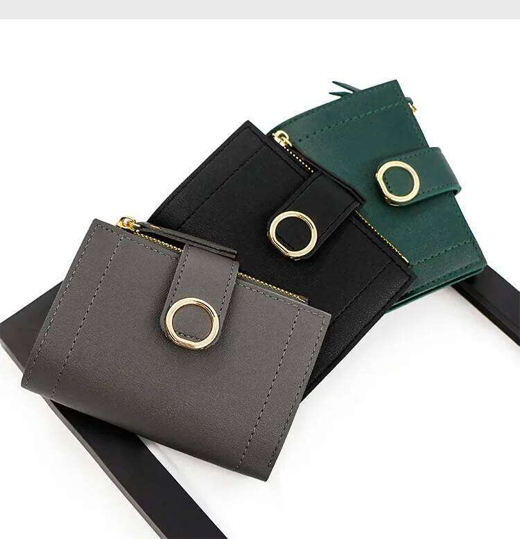 New Fashion Short Women's Zipper Card Holder Cute Female Coin Handbag Purse Small Wallet Ladies Bolsa Feminina Z260130
