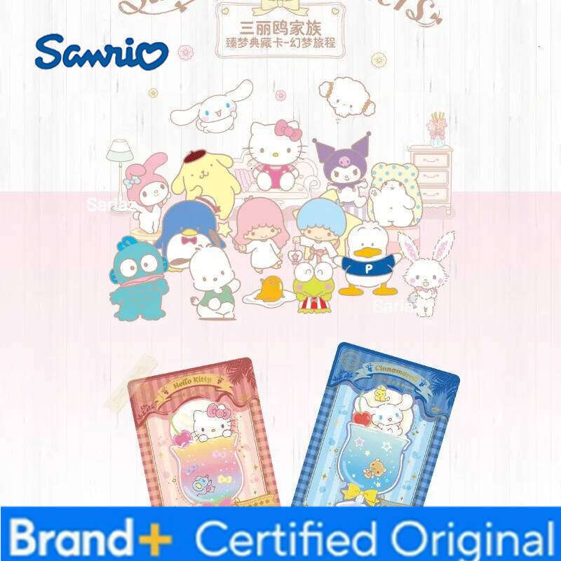 Sanrio KAYOU Official Genuine Characters Series 1 Fantasy Journey Collection Cards Anime Themed Holiday Gifts Toys H260130