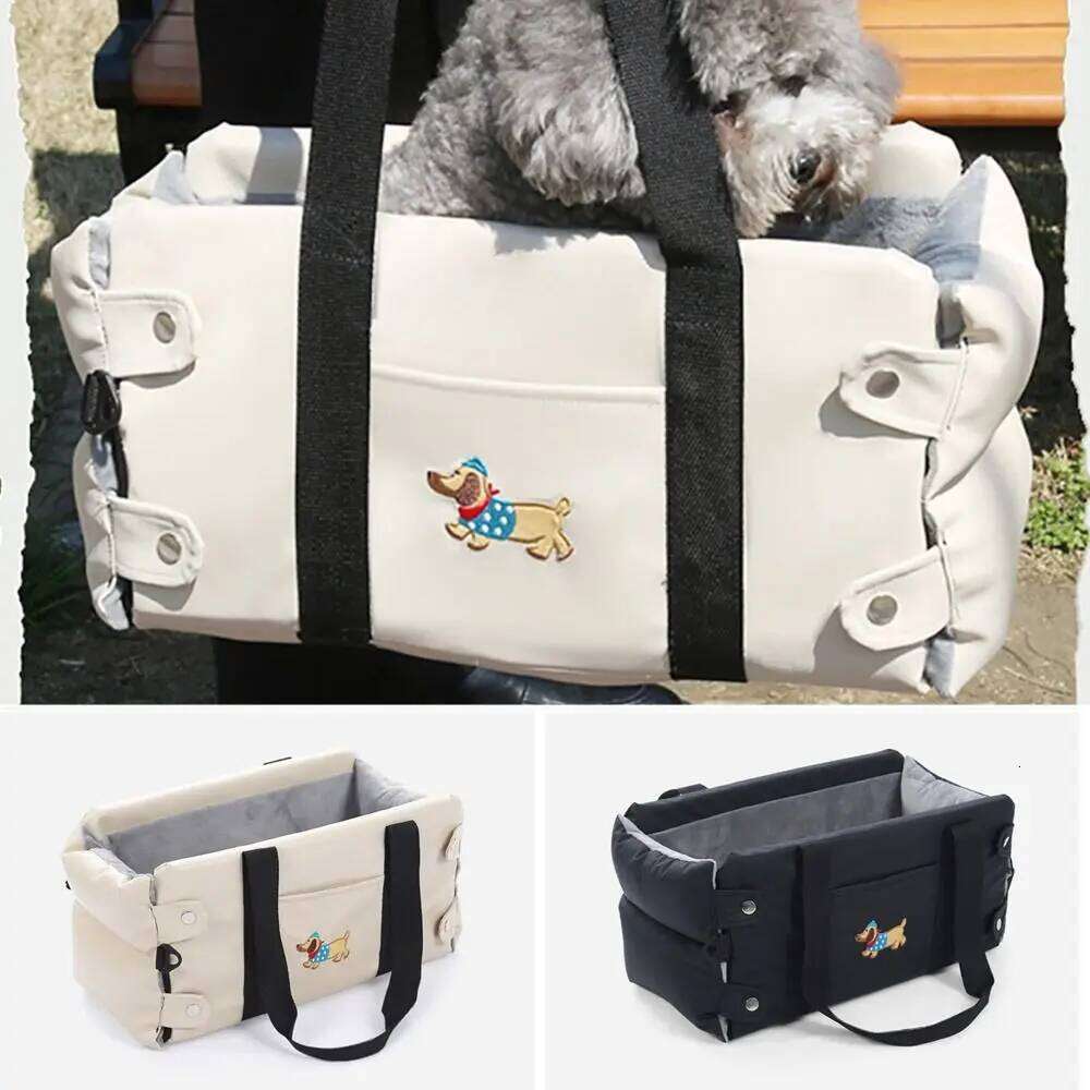 PU Leater Luggage Multifunction Cute Pet Car Safety Seat Convenient Large Capacity dog house Central control car 26H0130