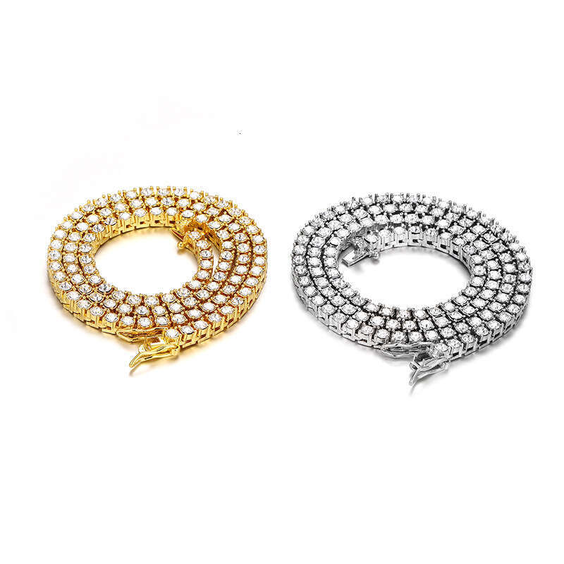 Ins Style TennisChain Jewelry Alloy Multi-Specification Accessories Wholesale Inlaid Diamond Tennis Chain