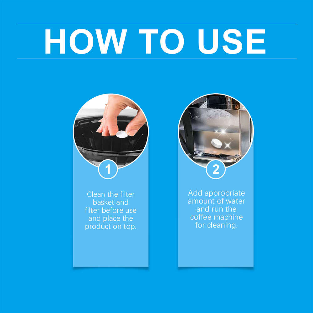 Jakehoe Coffee Machine Stain Removal Descaling Maintenance Renovation Special Cleaning Tablets S260130