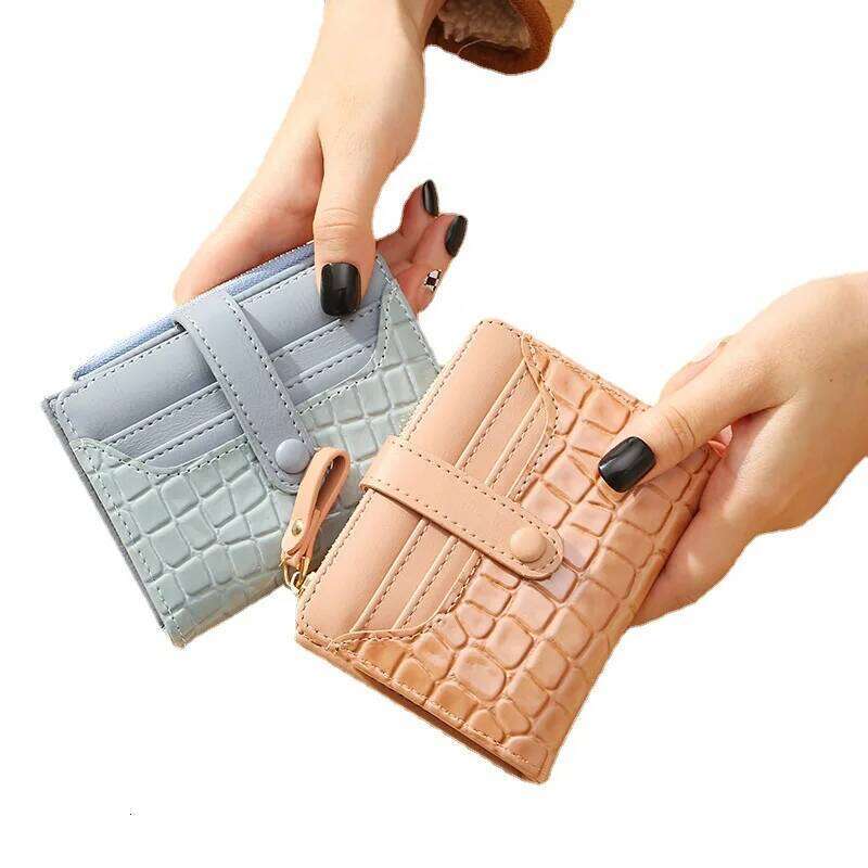 Short Small Fashion Luxury Brand Leather Ladies Card Bag for Women Clutch Female Purse Money Clip Wallet 2023 Z260130