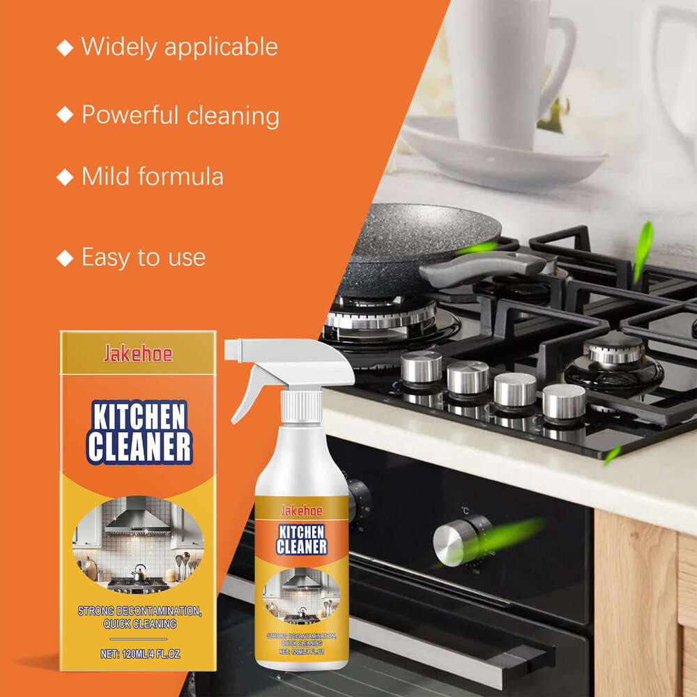 Jakehoe Grease Kitchen Range Hood Stove Oil Cleaner Multi-effect Stain Remover Cleaning Agent S260130
