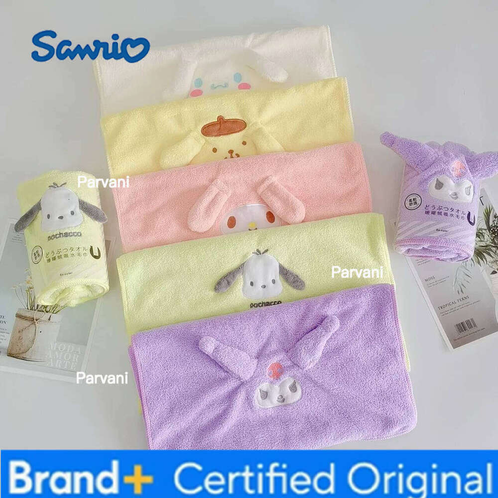 Sanrio Wholesale Crayon Shin-chan Lotso Coral Fleece Soft Absorbent Quick Dry No Lint Home Use Cartoon Towels H260130