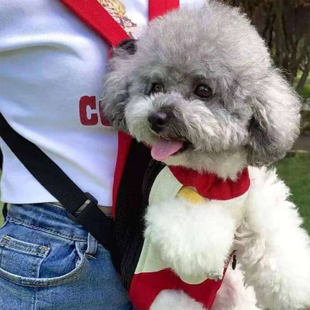 Outdoor Portable Pet Carrying Backpack Breathable Dog Cat Front Chest Backpacks Small Medium Puppy Supplies 26H0130