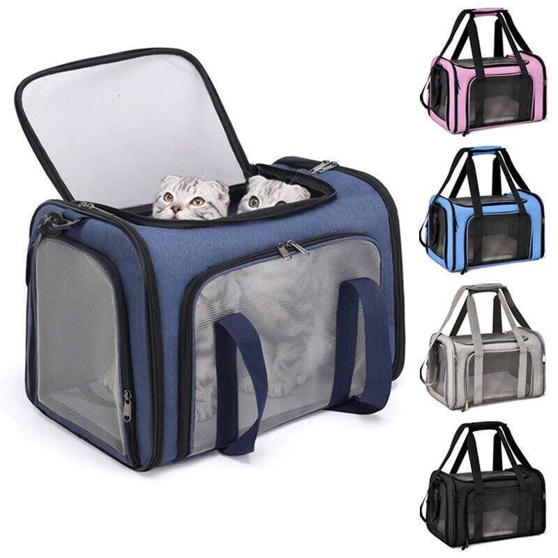 Pet Carriers Backpack Portable Breathable Foldable Shoulder Cat Dog Carrier Bags Outgoing Travel Pets Handbag Transport Bag 26H0130