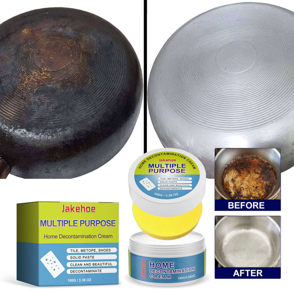 jakehoe Multi-Purpose Kitchen Stove Range Hood Heavy Oil Stains Scale Cleaning Rust Remover Paste S260130