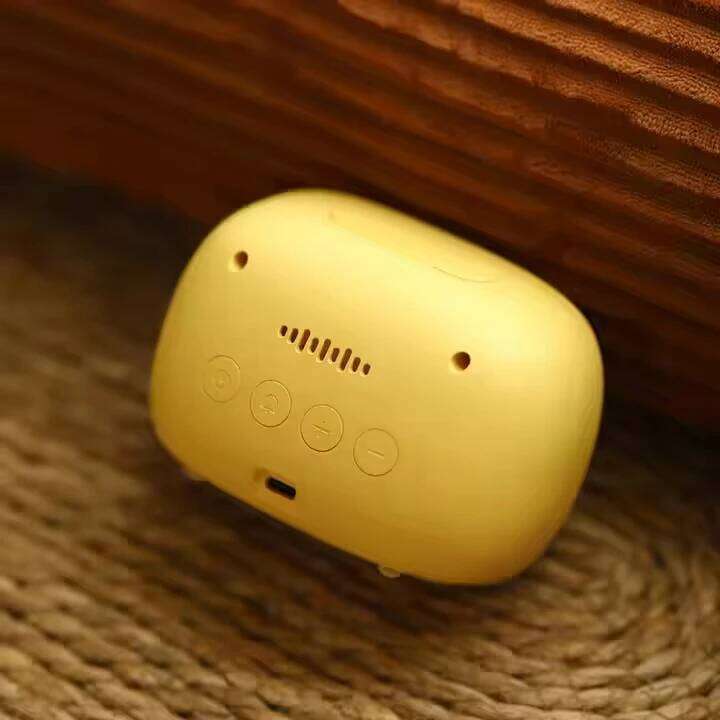 Digital Table Cute Duck Design Quartz ABS Timer Alarm Clock With Night Light Bedroom Decor Warm White Emission Room W260130