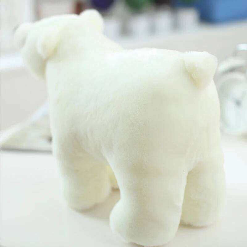 20/25/35/45cm Super Lovely Polar Family Stuffed Plush Placating Toy Pure White Bear Soft Fabric Doll Gift for Children Y260128