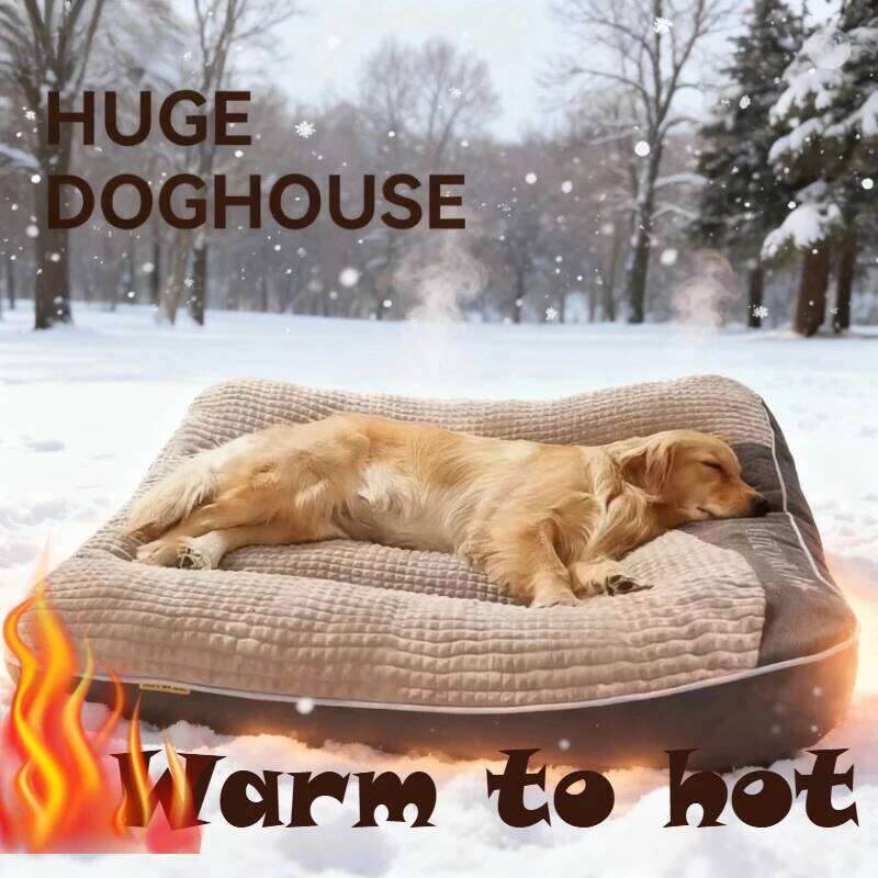 EFF Winter Dogs Cats Bed Dog Mat Warm Pet Nest Kennel For Small Medium Large Puppy Kitten Plus Size Sleeping Mattress 26W01130