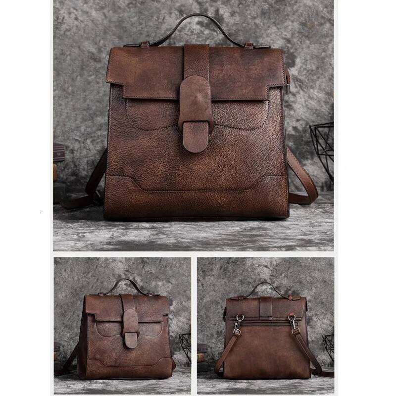 MOTAORA Vintage Genuine Leather Women S For Woman Shoulder Bags New Hand Painted Ladies Handbag Luxury Girls School Bag KABAHEBINGJUE