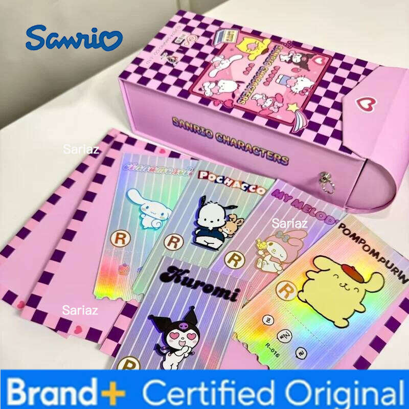 Sanrio New In Stock Melody Kuromi Ticket Stub Card Offline First Round Of Peripheral Collector Cards Festival Gifts H260130