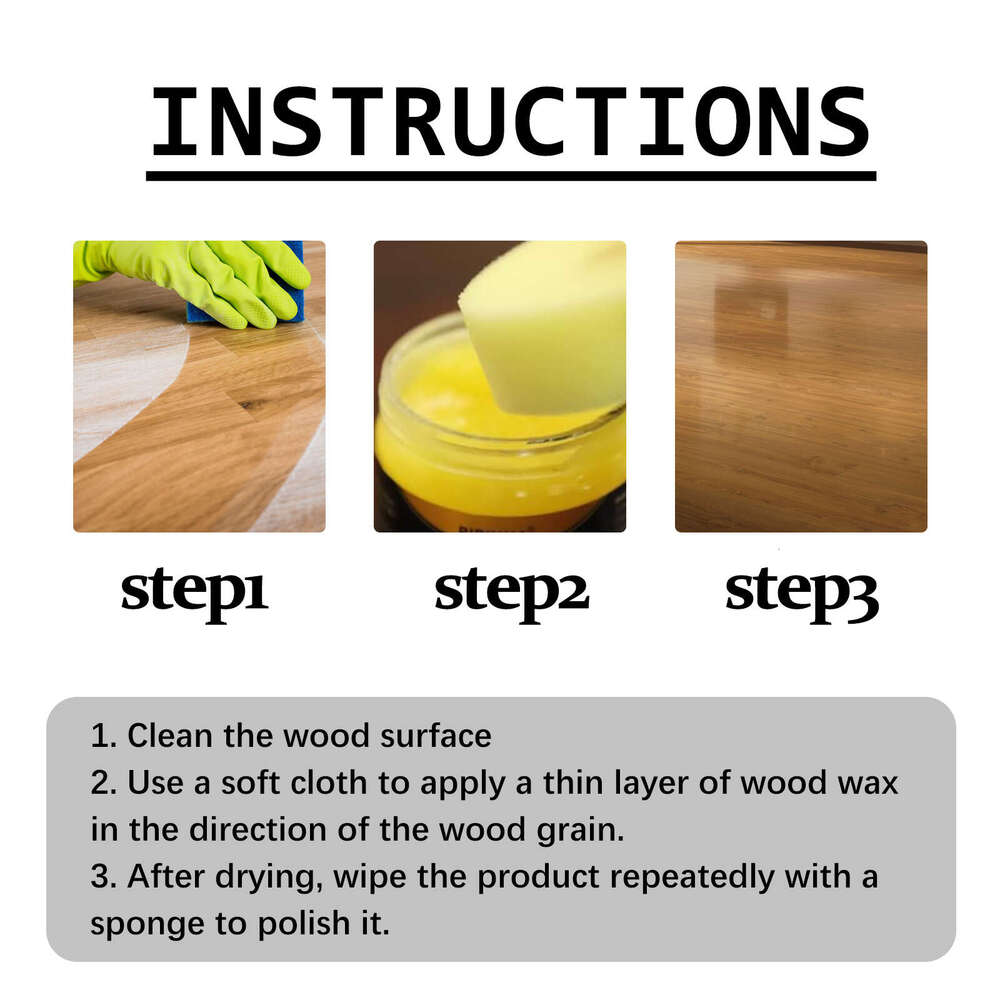 Jaysuing Repair Furniture Beautification Polishing Maintenance Cleaning Care Beeswax S260130