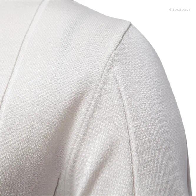Men's Polos Summer Mens Knit T-shirt High-quality Fashion Lapel Half Zip Polo Shirt Solid Color British Short-sleeved Sweaters Men Clothing