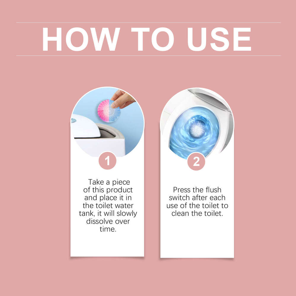 Jue-Fish Bathroom Toilet Urine Stains Dirt Odor Removal Fresh Scent Cleaning Block S260130