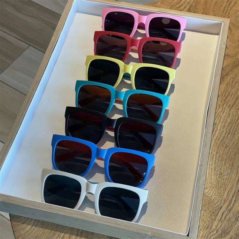 Fashion Folding Children's Eyeglasses Baby Summer Sunglasses Cool Box Shades Men and Women Eyewear H260130