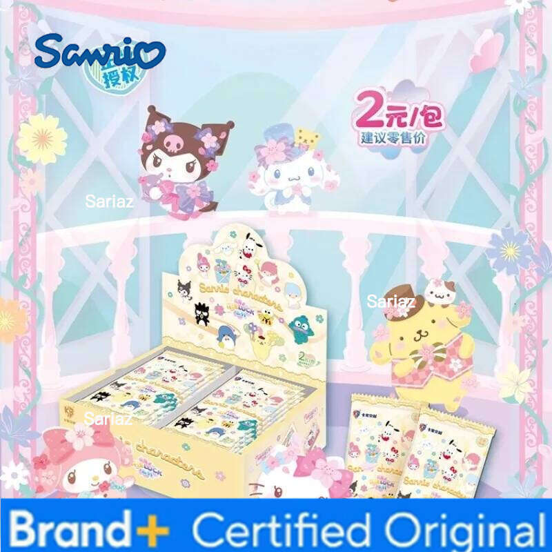 Sanrio Family HelloKitty Collects Sixth Round of The Polaroid Flower Blossom Luck Mini Collection Flash Card Gift H2601301