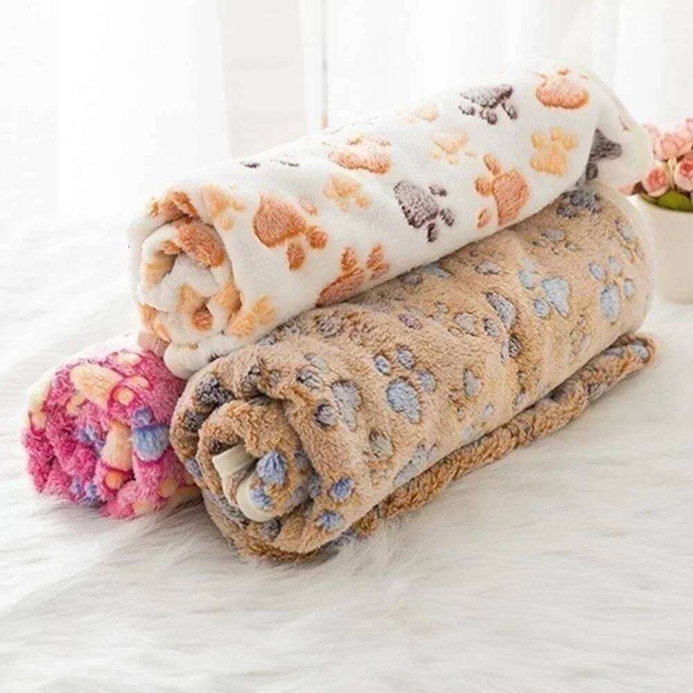EFF Soft Fluffy High Quality Pet Cozy Cartoon Pattern Mat Warm Comfortable Blanket for Cats Dogs 26W01130
