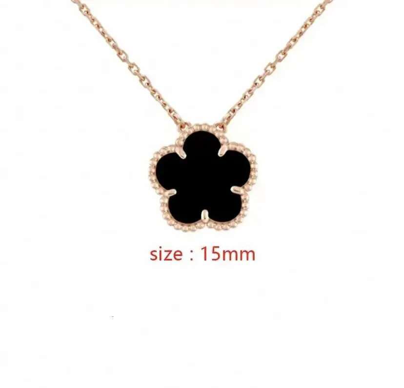 Necklace Designer For Women Clavicle Necklace Classic Clover Jewlery Mother Of Pearl Diamonds Flower Pendant Necklace Designer Jewelry Suitable For Da