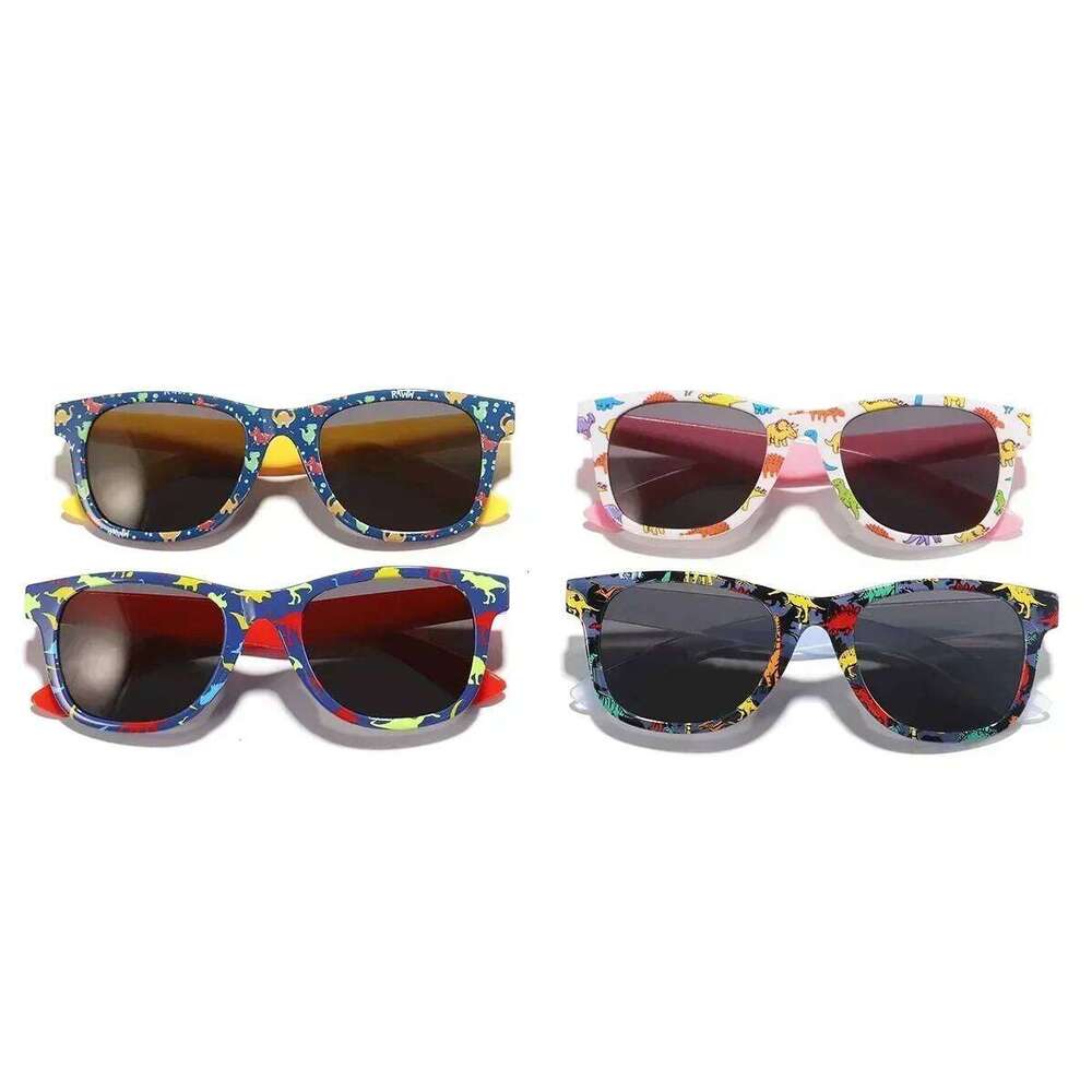 2024 Summer New Children's Dinosaur Outdoor Sunshade Sunglasses Kids Cartoon Cute Baby Trendy Sun Glasses Girls Boys Eyewear H260130